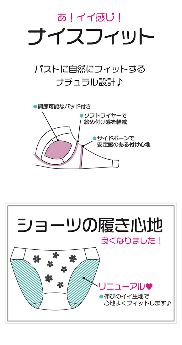 パリーゼ レザンリュバン ブラセット ABCDEF ブラジャー ショーツ セット サイドリボン Palissee