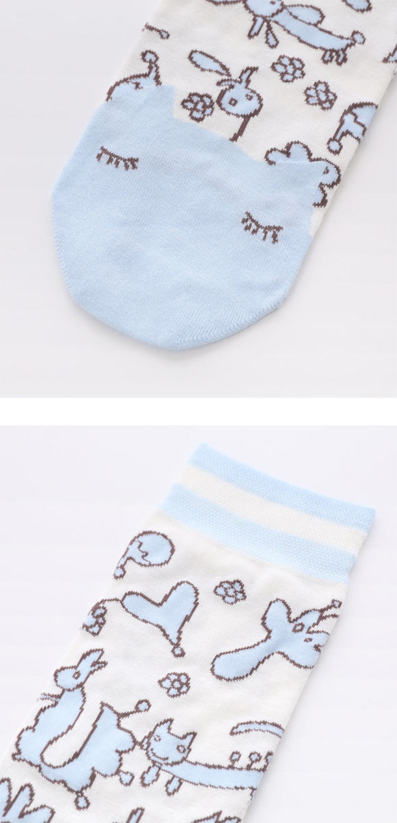 ワコール ツモリチサト ソックス 靴下 クルー丈 M 綿混 Wacoal tsumori chisato SLEEP