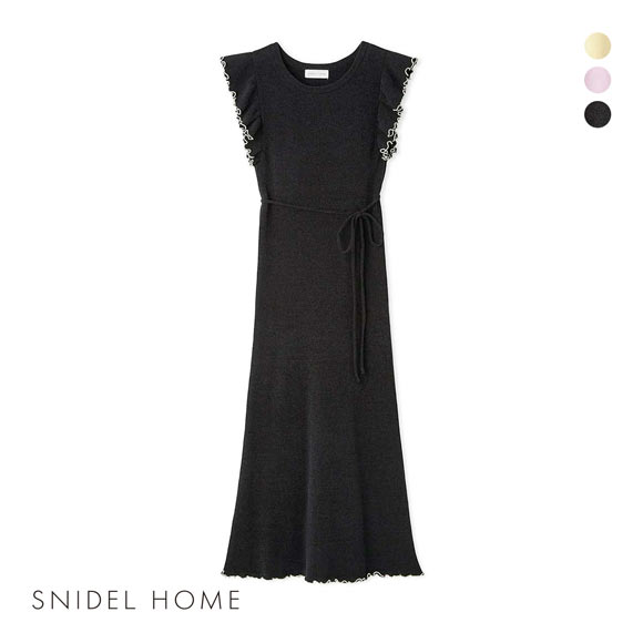 スナイデルホーム フリルワンピース パジャマ ルームウェア カップ付き SNIDEL HOME